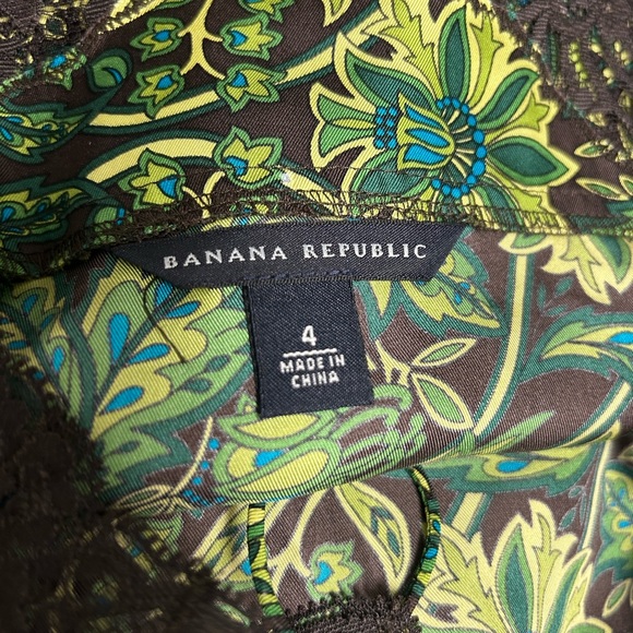 Banana Republic Silk Floral Laced Camisole NWOT Size 4 - Picture 5 of 7